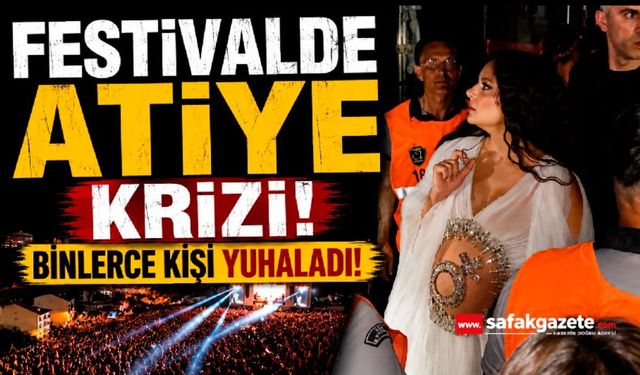 Atiye 1 saat boyunca sahneye çıkmayınca konseri iptal edildi: Seyirciler büyük tepki gösterdi