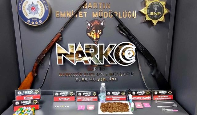 Bartın'da zehir tacirleri yakalandı