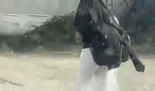 Bolu’da bunaltıcı sıcakta yağmur sürprizi