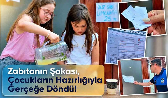 "Şikayet var" diyen zabıtaya el yapımı "vergi levhası"
