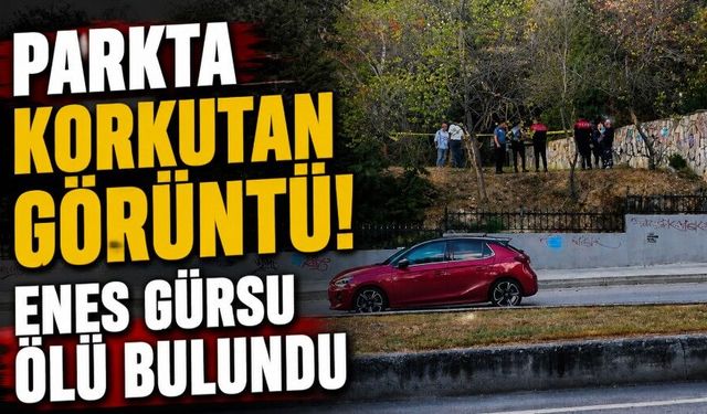 Parkta korkutan görüntü: Enes Gürsu ölü bulundu