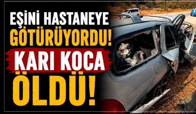 Takla atan araçtaki çift yaşamını yitirdi