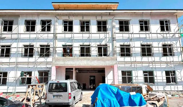 İlçe Emniyet Amirliği hizmet binası inşaatı sürüyor