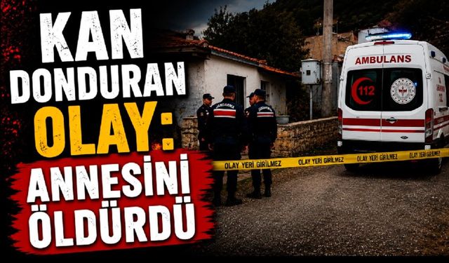 Kan Donduran Olay: Annesini Öldürdü