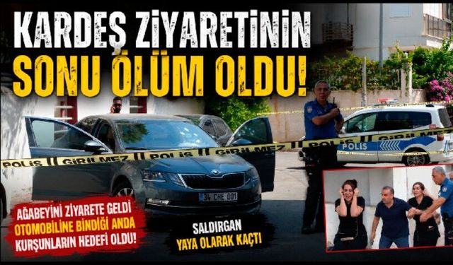 Kardeş ziyaretinin sonu ölüm oldu! Yengenin feryatları yürekleri yaktı