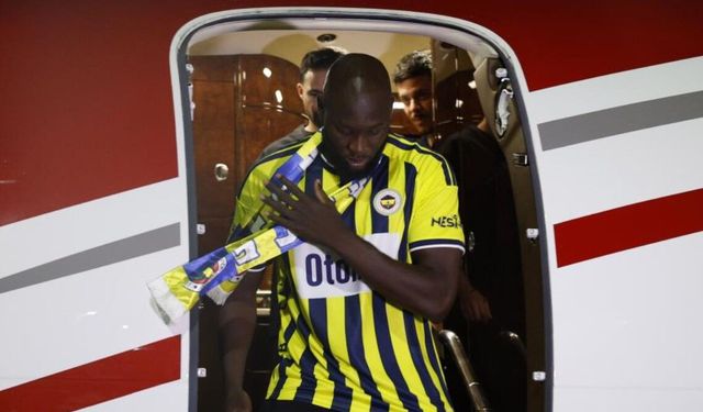 Fenerbahçe’nin yeni transferi Romelu Lukaku, İstanbul’a geldi