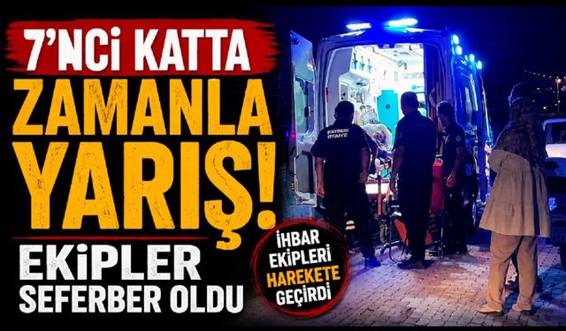 Evinde kendine zarar veren kadını ekiplerin müdahalesi kurtardı