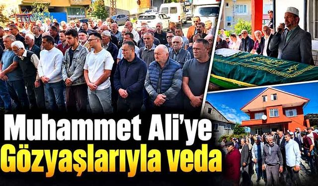 Çaycuma’da yürek yakan veda: Muhammet Ali toprağa verildi