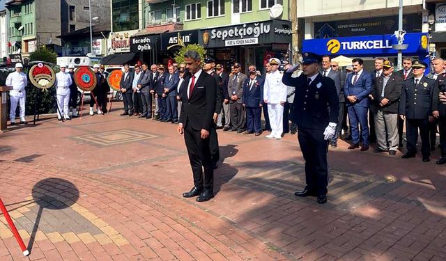 Çaycuma'da Gaziler Günü törenle kutlandı