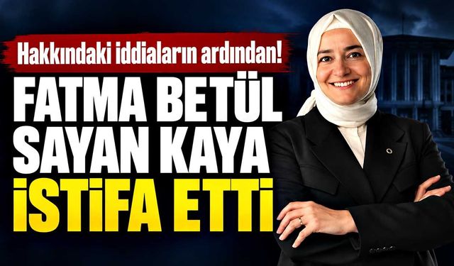 AK Parti Genel Başkan Yardımcısı Fatma Betül Sayan Kaya, görevlerinden affını istedi