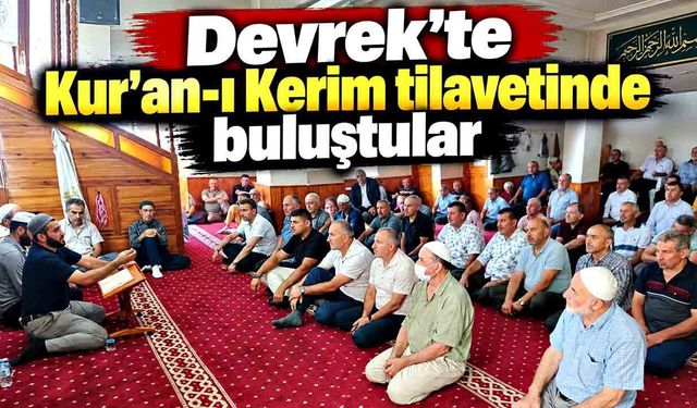 Devrek’te 28’inci geleneksel Kur’an tilaveti
