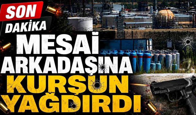 Mesai arkadaşına kurşun yağdırdı, vurulan işçi ağır yaralandı