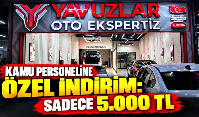 Kamu personeline özel indirim: Sadece 5.000 TL