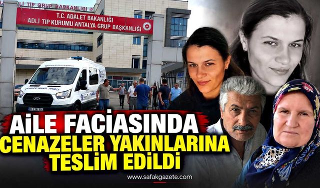 Öldürülen 3 kişinin cenazeleri yakınlarına teslim edildi