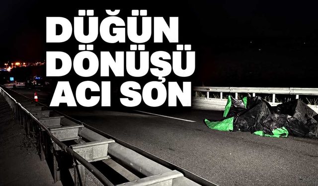 Düğünden dönerken aracın çarptığı adam öldü