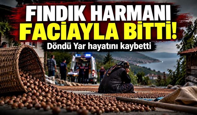 Fındık harmanında çalışırken düşen kadın hayatını kaybetti