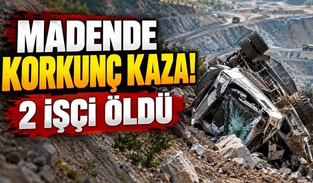 Madende kamyon kazası: 2 kişi hayatını kaybetti