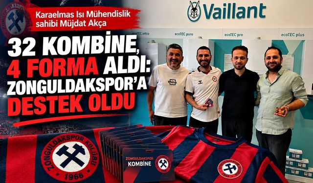 Müjdat Akça’dan Zonguldakspor’a kombine ve forma desteği