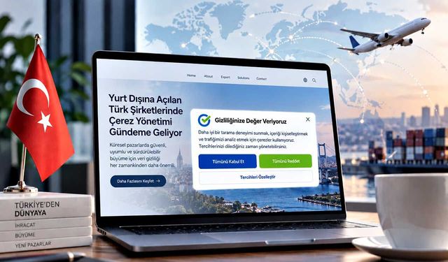 Yurt Dışına Açılan Türk Şirketlerinde Çerez Yönetimi Gündeme Geliyor
