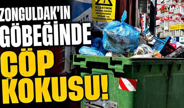 Zonguldak’ın göbeğinde çöp kokusu!