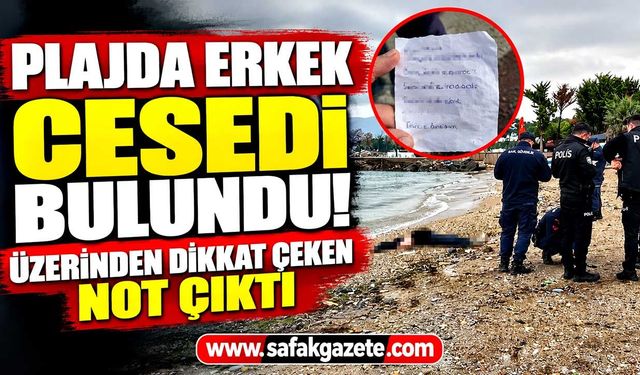 Sabah saatlerinde korkunç manzara! Sahilde ölü bulundu