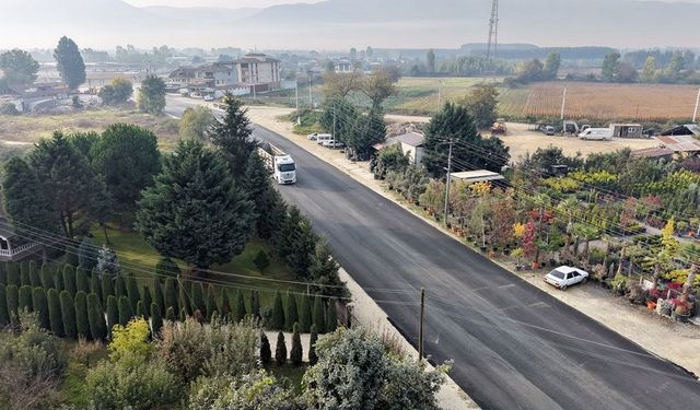 36 saatte 800 metrelik yol yenilendi! Trafiğe açıldı