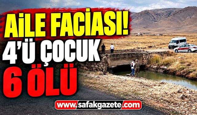 Otomobil su kanalına düştü! Aynı aileden 6 kişi öldü