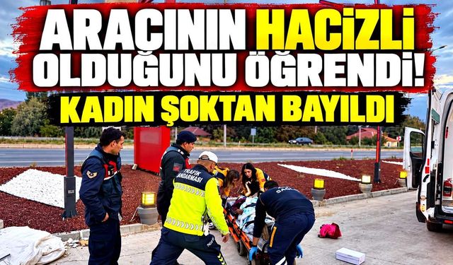 Jandarma çevirmesinde beklenmedik olay: Kadın hastanelik oldu
