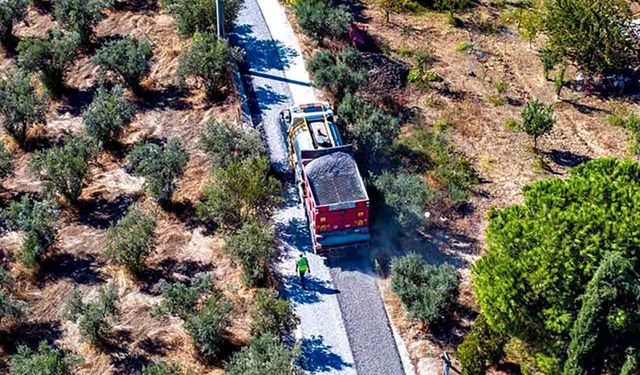 Köprübaşı’nda 2,5 kilometrelik yol yenilendi