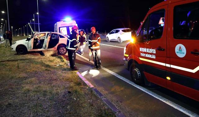 Tilkiye çarpmamak için manevra yaptı: Zincirleme kazada 1 yaralı