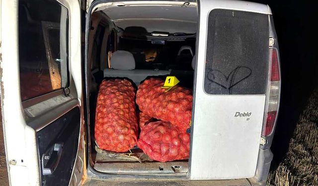 Jandarma soğan hırsızlarını suçüstü yaptı