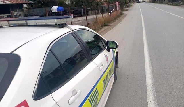 Bolu’da yenilenen yolda artan kazalar sonrası radarlı hız denetimi başlatıldı