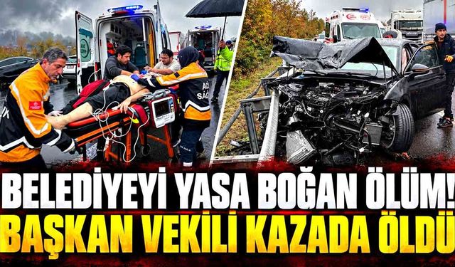 Düzce'de feci kaza! Üsküdar Belediye Başkan Vekili hayatını kaybetti