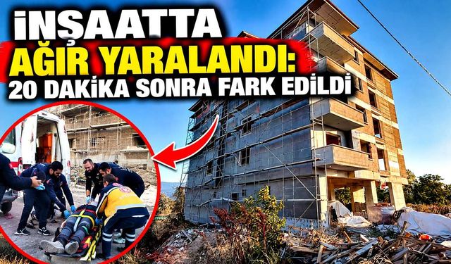 Bolu’da inşaatta iş kazası: İşçi ağır yaralandı