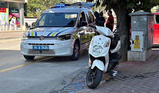Bolu’da otomobil ile motosiklet çarpıştı: 1 yaralı