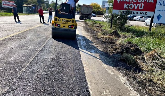 Çalıcuma'da asfalt çalışması tamamlandı