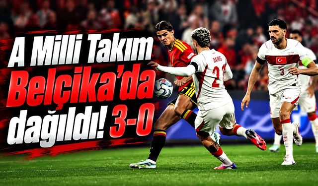 A Milli Takım Belçika'da dağıldı! Üçüncü maçta da puan yok