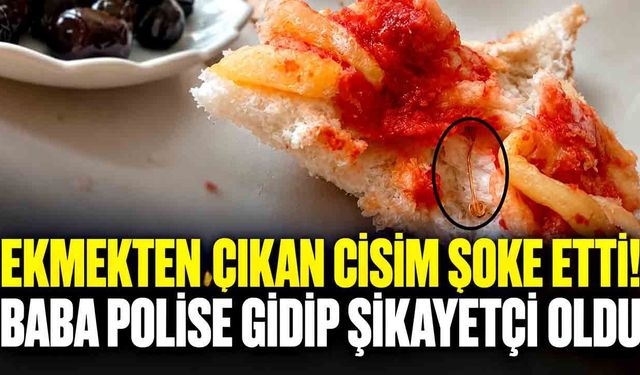 Kahvaltı şoku! 9 yaşındaki çocuğun ekmeğinden çatal iğne çıktı iddiası