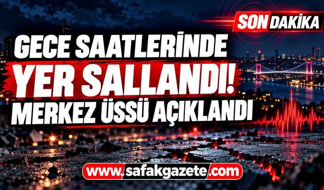 Muğla’da gece saatlerinde deprem! Büyüklüğü açıklandı