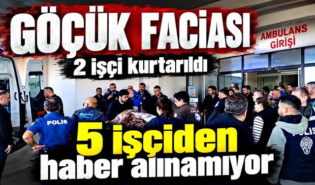 Maden ocağında göçük: 2 yaralı, 5 işçi içeride