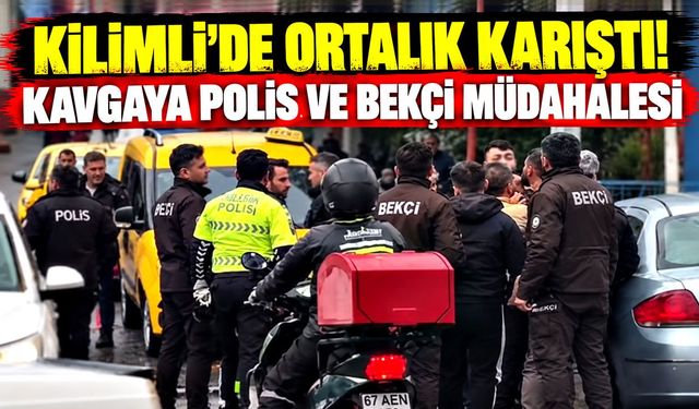 Kilimli'de ortalık karıştı! Polis ve bekçiler bölgeye sevk edildi