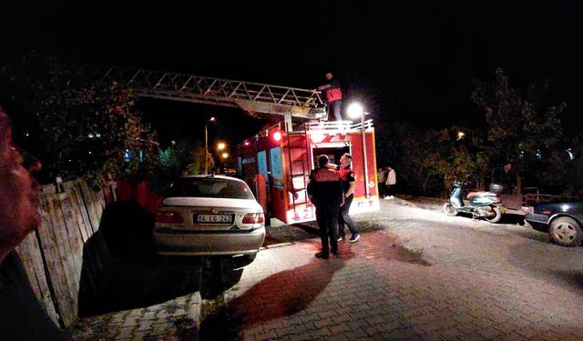 Mudurnu’da baca yangını korkuttu: Ev son anda kurtarıldı