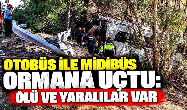 Turist otobüsü ile midibüs çarpıştı: 2 ölü, 9 yaralı
