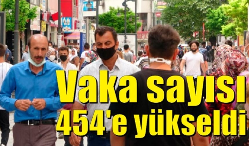 Karabük'te haftalık vaka sayısı 454'e yükseldi