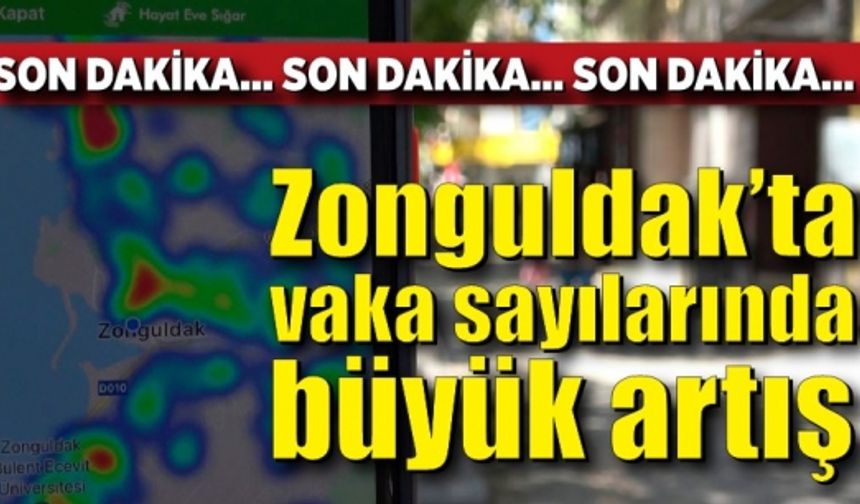 Zonguldak'ta vaka sayıları yeniden artmaya başladı
