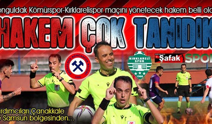 62 gün sonra yine aynı hakem! Zonguldak Kömürspor'la 5’inci kez
