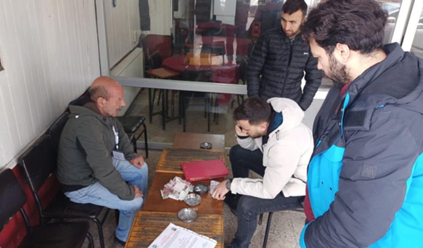 Yardım parası adı altında para toplayan şüpheliye soruşturma