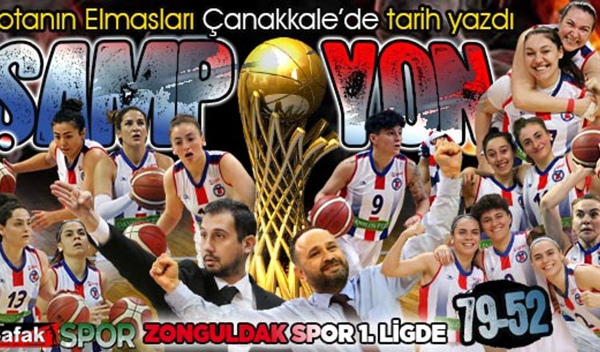 .. Ve şampiyon Zonguldak Spor... Kurulduğu ilk yıl 1. Lige yükseldi