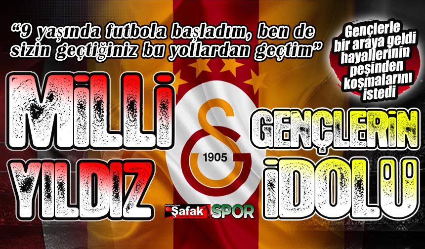 Galatasaray’ın Milli yıldızı Zonguldak’ta...  Antrenmanda görenler büyük şaşkınlık yaşadı