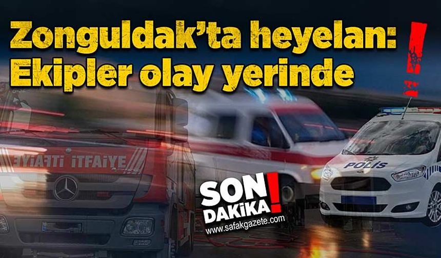Zonguldak’ta heyelan: Ekipler olay yerinde